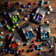 Кубики RPG Classic Runic Black & red Dice Set. Q WORKSHOP (SCLR01)