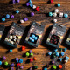Кубики RPG Classic Runic Black & red Dice Set. Q WORKSHOP (SCLR01)