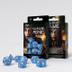 Кубики RPG Classic Runic Glacier & white Dice Set. Q WORKSHOP (SCLR05)