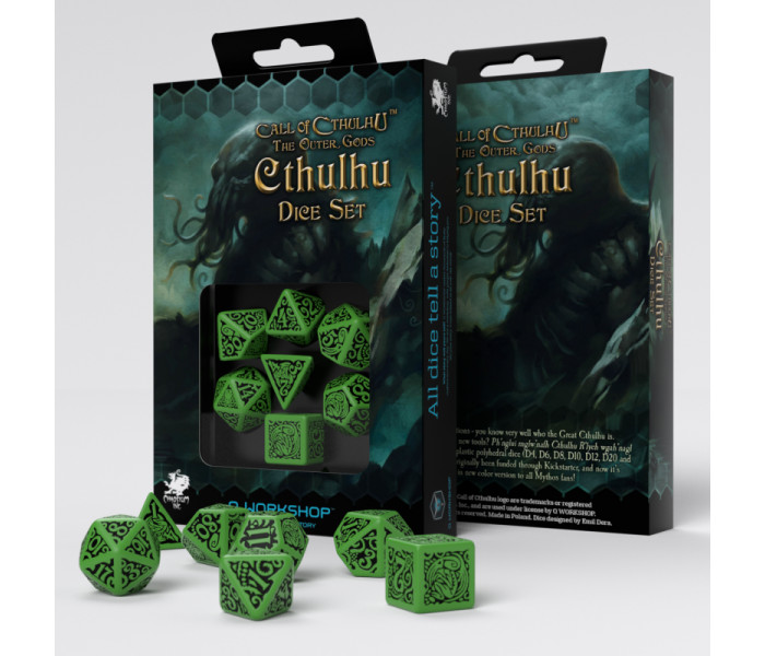 Кубики RPG COC The Outer Gods Cthulhu Dice Set. Q WORKSHOP (SCTC16)
