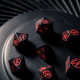 Кубики RPG Cyberpunk Red Dice Set. Blood over Chrome. Q WORKSHOP (SCPU01)