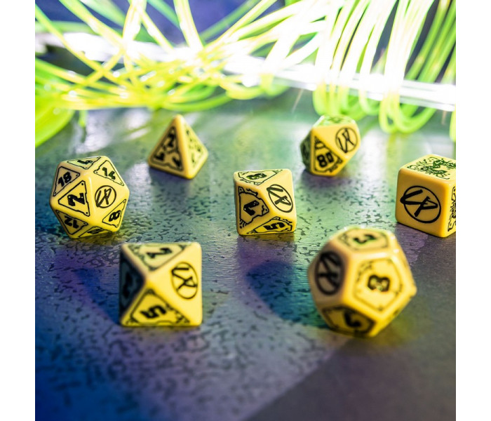 Кубики RPG Cyberpunk Red Dice Set: Danger Zone. Q WORKSHOP (SCPU03)