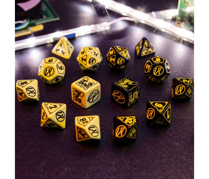 Кубики RPG Cyberpunk Red Dice Set: Wet Work. Q WORKSHOP (SCPU02)