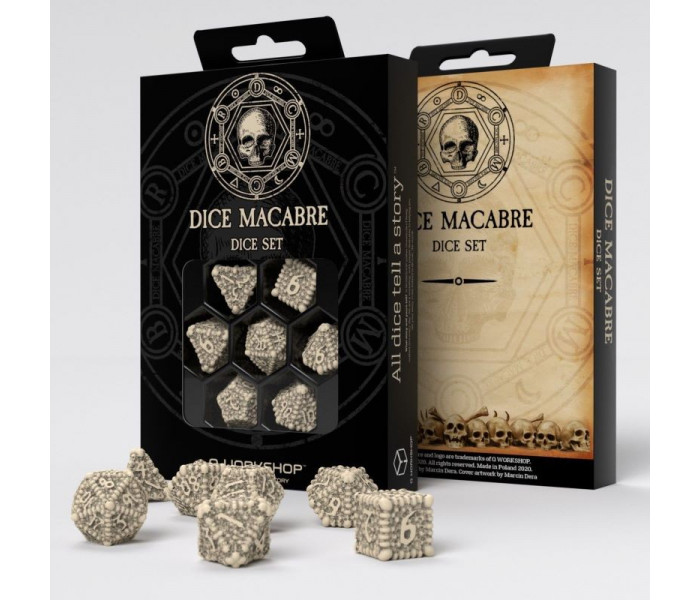 Кубики RPG Dice Macabre Dice Set. Q WORKSHOP (SDMR01)