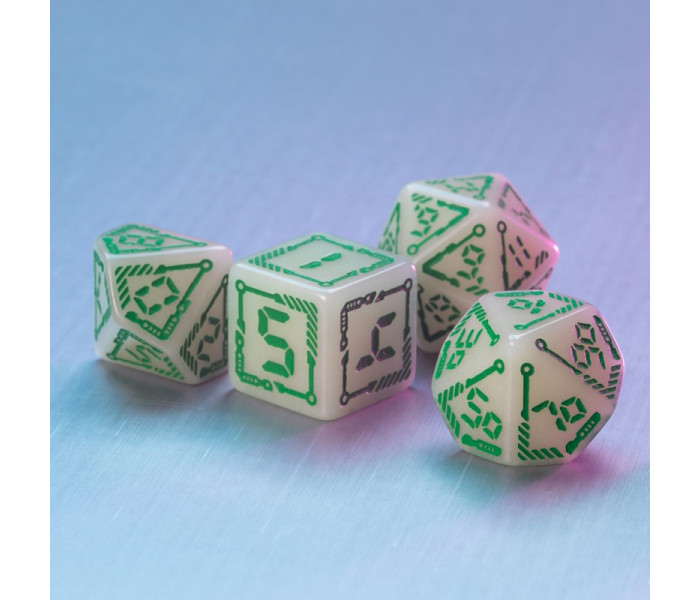 Кубики RPG Digital Glowing Dice Set. Q WORKSHOP (SDGT01)