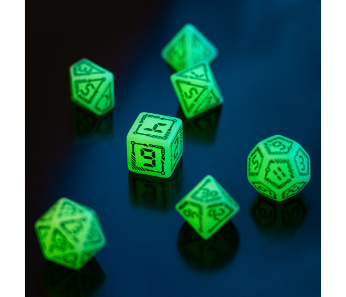 Кубики RPG Digital Glowing Dice Set. Q WORKSHOP (SDGT01)