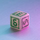 Кубики RPG Digital Glowing Dice Set. Q WORKSHOP (SDGT01)