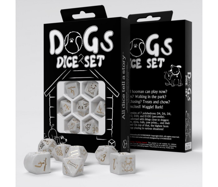 Кубики RPG Dogs Dice Set: Charlie. Q WORKSHOP (RDOG05)