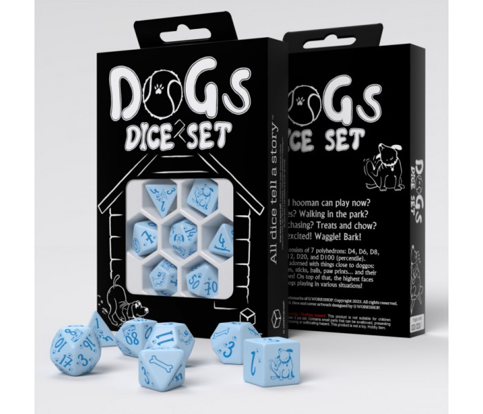 Кубики RPG Dogs Dice Set: Max. Q WORKSHOP (SDOG02)