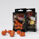 Кубики RPG Dragon Slayer Red & orange Dice Set. Q WORKSHOP (SDRS01)