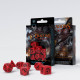Кубики RPG Dragons Dice Set: Garnet. Q WORKSHOP (SDRA04)
