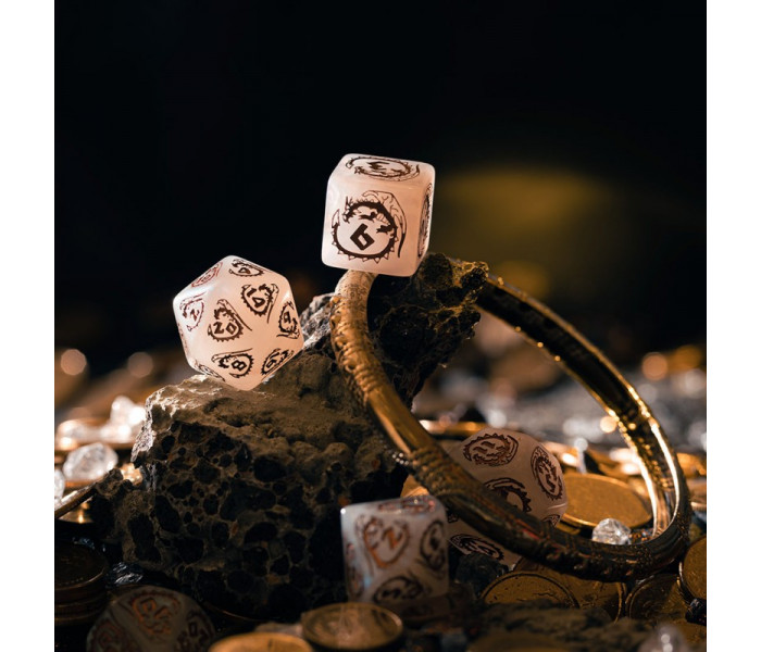 Кубики RPG Dragons Dice Set: Quartz. Q WORKSHOP (SDRA09)