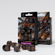 Кубики RPG Dragons Modern Dice Set: Obsidian. Q WORKSHOP (RDRA07)