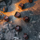 Кубики RPG Dragons Modern Dice Set: Obsidian. Q WORKSHOP (RDRA07)