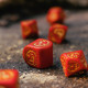 Кубики RPG Dragons Modern Dice Set: Ruby. Q WORKSHOP (RDRA08)