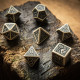 Кубики RPG Dwarven Beige & black Dice Set. Q WORKSHOP (SDWA01)