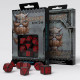 Кубики RPG Dwarven Black & red Dice Set. Q WORKSHOP (SDWA06)