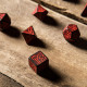 Кубики RPG Dwarven Black & red Dice Set. Q WORKSHOP (SDWA06)