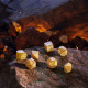 Кубики RPG Dwarven Dice Set: Gold. Q WORKSHOP (RDWA08)