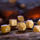Кубики RPG Dwarven Dice Set: Gold. Q WORKSHOP (RDWA08)
