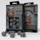 Кубики RPG Dwarven Gray & black Dice Set. Q WORKSHOP (SDWA03)