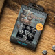 Кубики RPG Dwarven White & black Dice Set. Q WORKSHOP (SDWA02)