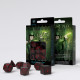 Кубики RPG Elvish Black & red Dice Set. Q WORKSHOP (SELV06)