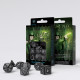 Кубики RPG Elvish Black & white Dice Set. Q WORKSHOP (SELV01)