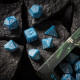 Кубики RPG Elvish Glacier & white Dice Set. Q WORKSHOP (SELV09)