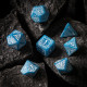 Кубики RPG Elvish Glacier & white Dice Set. Q WORKSHOP (SELV09)