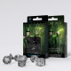 Кубики RPG Elvish Translucent & black Dice Set. Q WORKSHOP (SELV07)