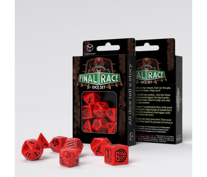 Кубики RPG Final Race Dice Set: Engine Roar. Q WORKSHOP (STFR01)