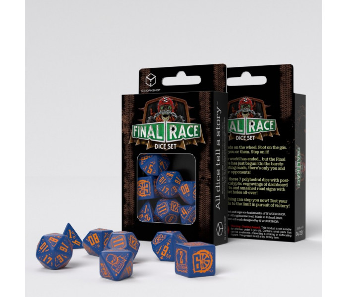 Кубики RPG Final Race Dice Set: Road Fever. Q WORKSHOP (STFR02)