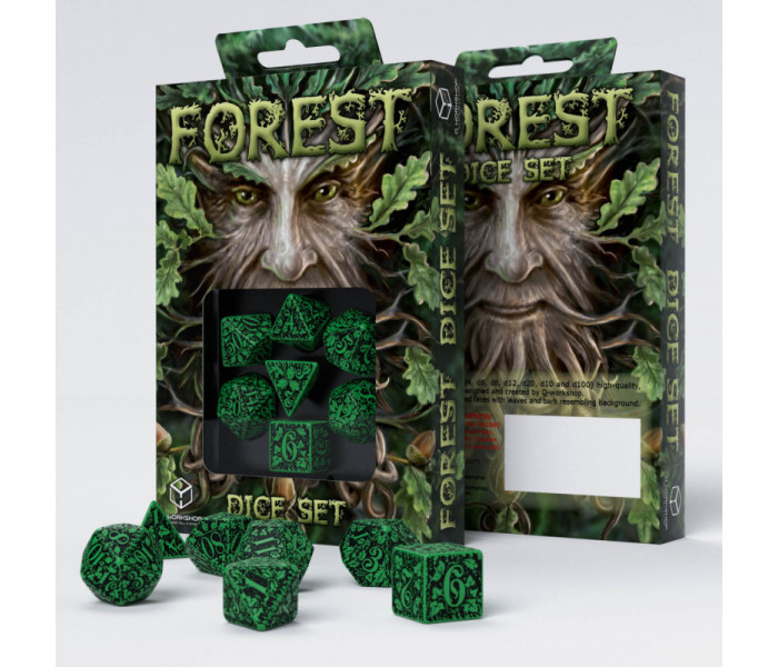 Кубики RPG Forest Dice Set: Jungle. Q WORKSHOP (SFOR01)