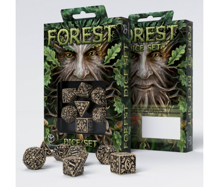 Кубики RPG Forest Dice Set: Savannah. Q WORKSHOP (SFOR03)