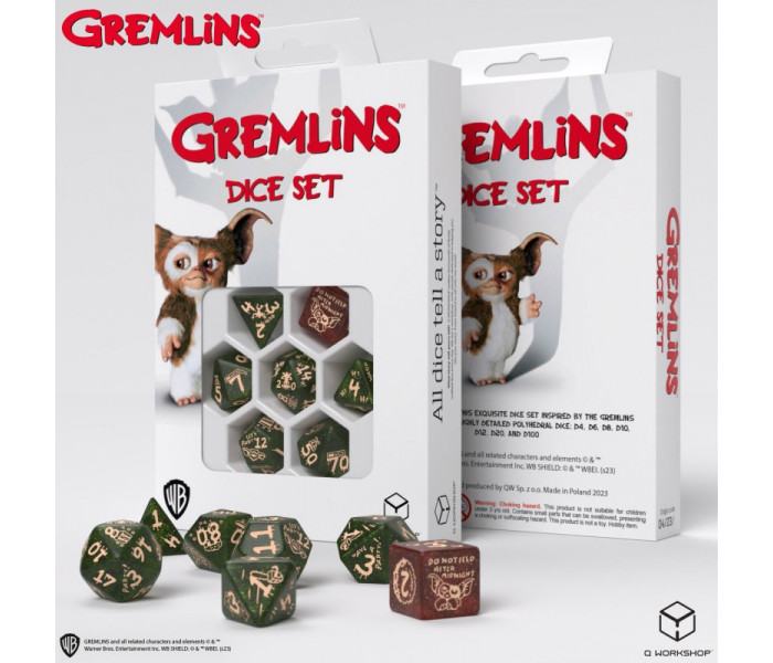 Кубики RPG Gremlins Dice Set. Q WORKSHOP (Grem/1A/190142/2023)
