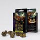Кубики RPG Halloween Pumpkin - Jack O’Lantern Dice Set. Q WORKSHOP (SHAP02)