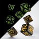 Кубики RPG Halloween Pumpkin - Jack O’Lantern Dice Set. Q WORKSHOP (SHAP02)
