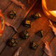 Кубики RPG Halloween Pumpkin - Jack O’Lantern Dice Set. Q WORKSHOP (SHAP02)