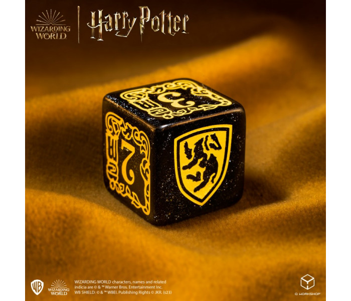 Кубики RPG Harry Potter. Hufflepuff Modern Dice Set - Black. Q WORKSHOP (190142/2023/4/A)
