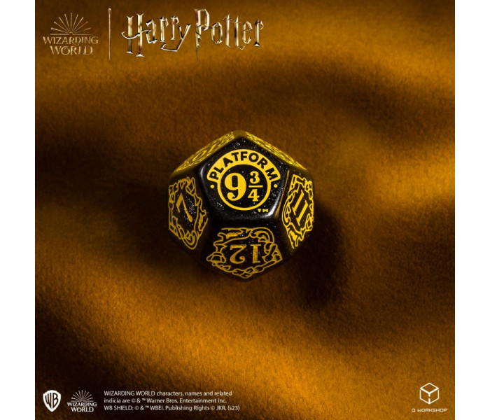 Кубики RPG Harry Potter. Hufflepuff Modern Dice Set - Black. Q WORKSHOP (190142/2023/4/A)