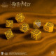 Кубики RPG Harry Potter. Hufflepuff Modern Dice Set - Yellow. Q WORKSHOP (190142/2023/4/B)