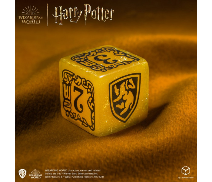 Кубики RPG Harry Potter. Hufflepuff Modern Dice Set - Yellow. Q WORKSHOP (190142/2023/4/B)