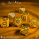 Кубики RPG Harry Potter. Hufflepuff Modern Dice Set - Yellow. Q WORKSHOP (190142/2023/4/B)