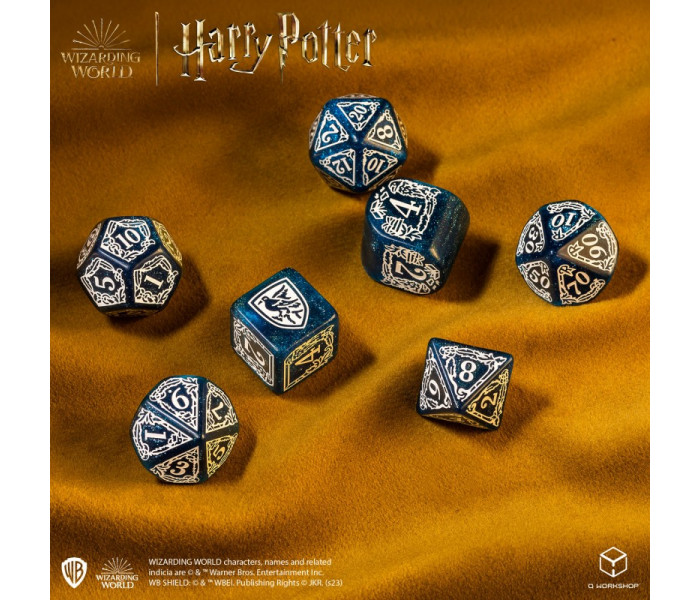 Кубики RPG Harry Potter. Ravenclaw Modern Dice Set - Blue. Q WORKSHOP (190142/2023/3/A)