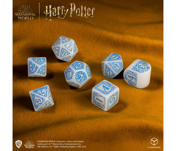 Кубики RPG Harry Potter. Ravenclaw Modern Dice Set - White. Q WORKSHOP (190142/2023/3/B)