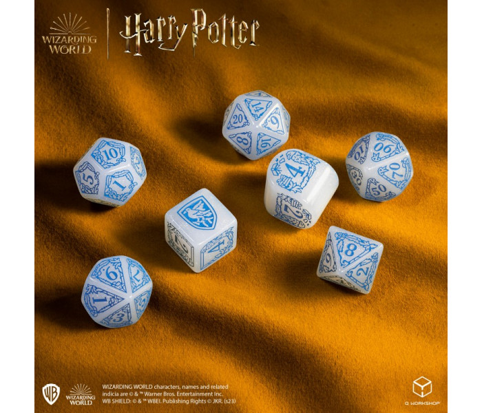 Кубики RPG Harry Potter. Ravenclaw Modern Dice Set - White. Q WORKSHOP (190142/2023/3/B)