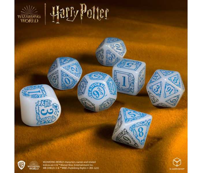 Кубики RPG Harry Potter. Ravenclaw Modern Dice Set - White. Q WORKSHOP (190142/2023/3/B)