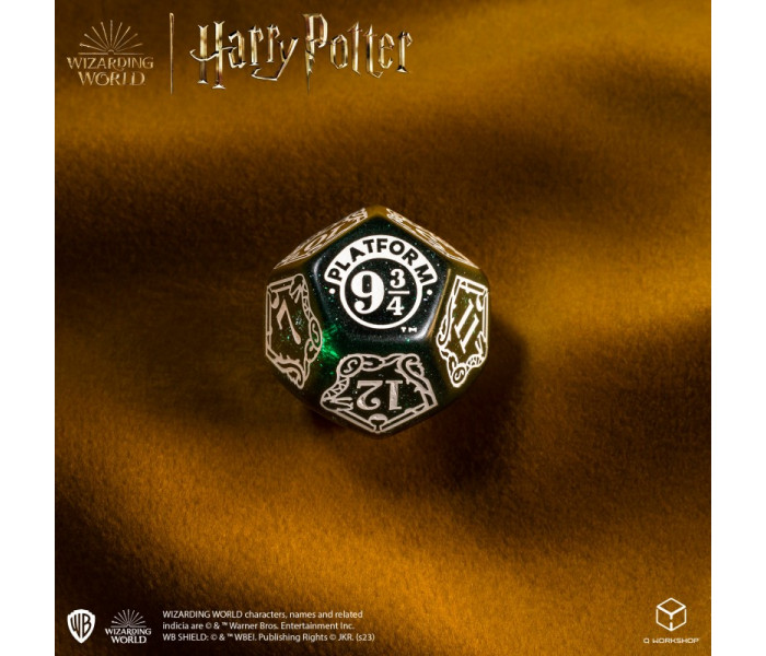 Кубики RPG Harry Potter. Slytherin Modern Dice Set - Green. Q WORKSHOP (190142/2023/2/A)