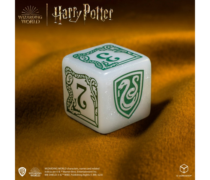 Кубики RPG Harry Potter. Slytherin Modern Dice Set - White. Q WORKSHOP (190142/2023/2/B)